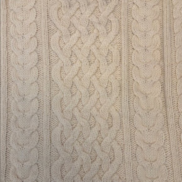 Aran Crafts Ireland 100% Wool Fisherman Cable Knit Sweater – XL - Picture 8 of 8